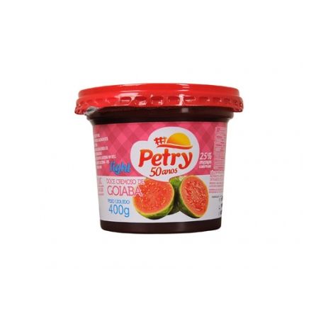 DOCE DE FRUTAS PETRY 400G LIGHT GOIABA 