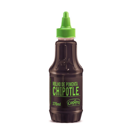 Molho de pimenta chipotle defumada cepêra 270ml