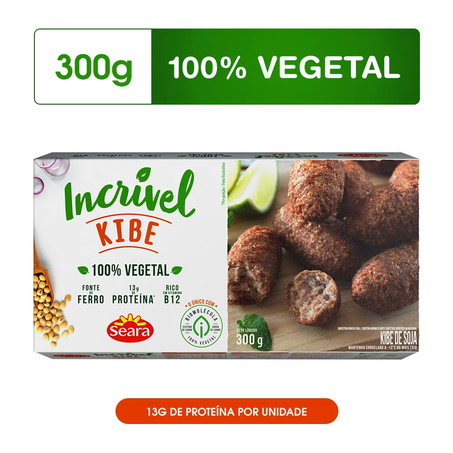 QUIBE DE SOJA CONGELADO SEARA INCRÍVEL