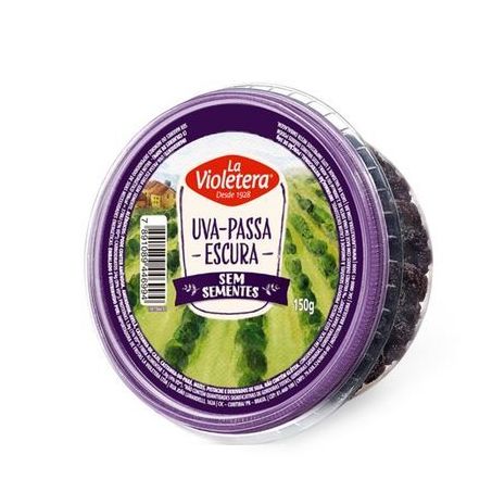 UVA PASSA LA VIOLETERA ESCURA S/SEMENTE 150G