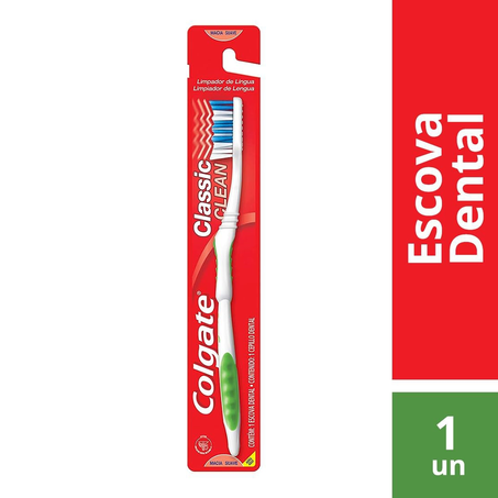 ESCOVA DENTAL COLGATE CLASSIC MACIA UN