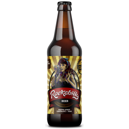 Cerveja rockabilly stout chocolate 500ml