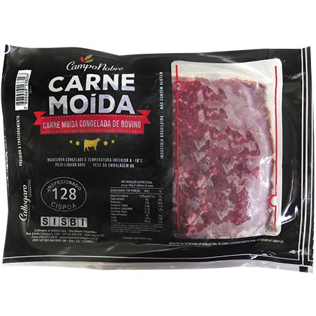 CARNE MOIDA CAMPO NOBRE 500G 1ªCONG