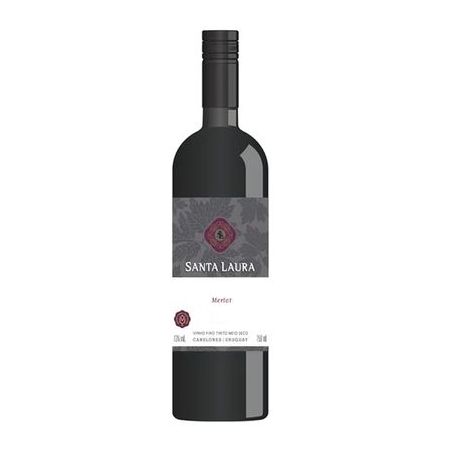 Vinho Tinto Uruguaio Santa Laura Merlot Garrafa 750ML
