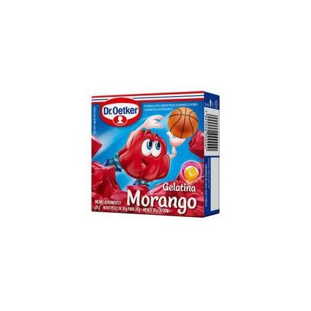 Gelatina Dr Oetker Sabor Morango Caixa 20gr