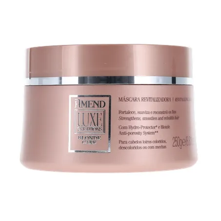 MÁSCARA DE TRATAMENTO AMEND LUXE CREATIONS BLONDE CARE POTE 250G 360-34