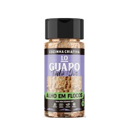 Tempero alho em flocos lo guapo todo dia 70g