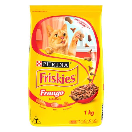 RAÇÃO PARA GATOS ADULTOS FRANGO PURINA FRISKIES