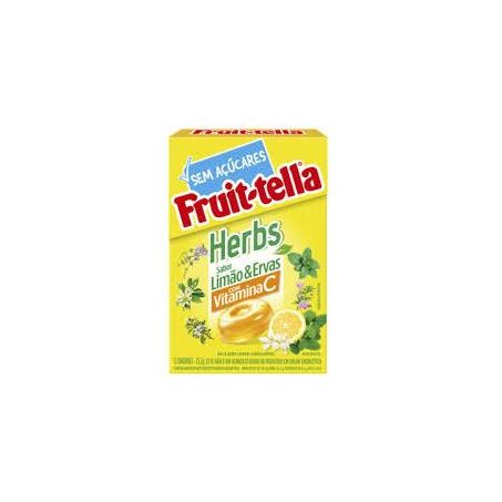 BALA FRUIT-TELLA HERBS LIMÃO E ERVAS C/ VITAMINA C 25.2G