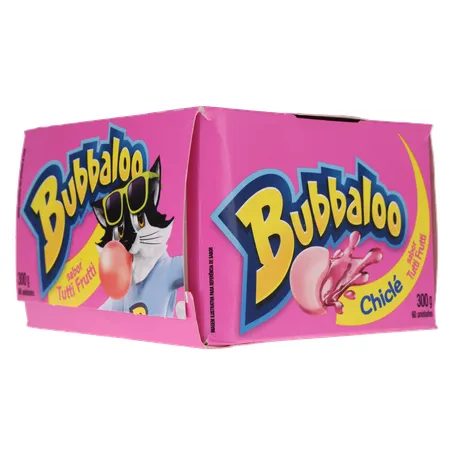 Chicle Bubbaloo Tutti Frutti 60 Unidades 5g 360-14