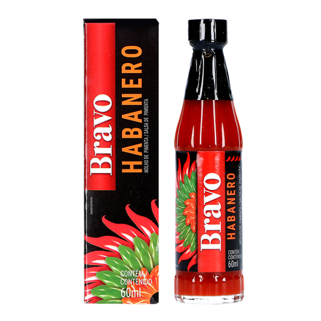 Molho de pimenta bravo habanero