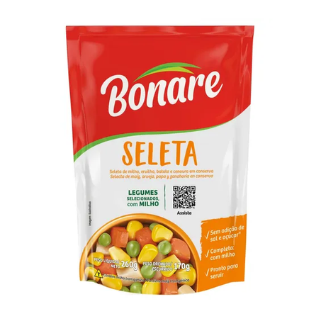Seleta de legumes bonare sh 170g