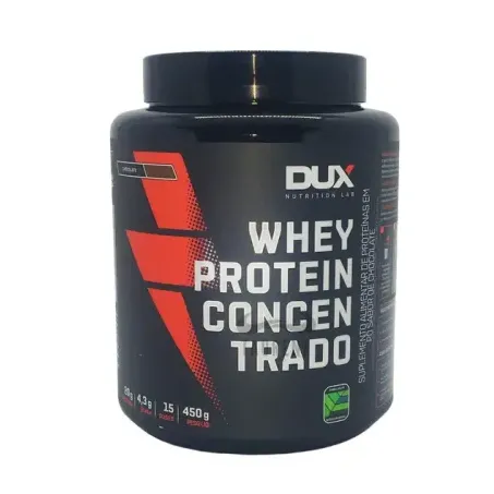 Whey Dux 450g Concentrado Pote Chocolate