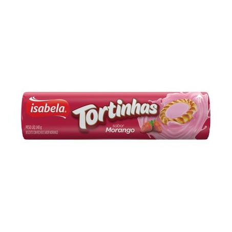 BISCOITO ISABELA TORTINHA MORANGO 140G