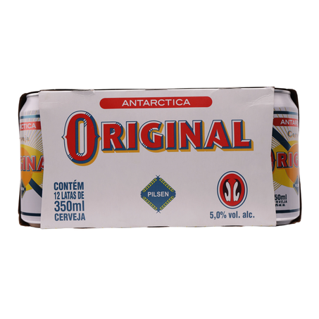 Cerveja antarctica original pilsen 350ml caixa com 12un 360-0