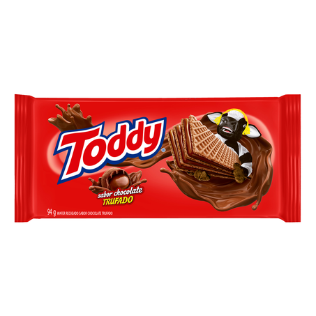Biscoito Wafer Toddy Chocolate Trufado 94G