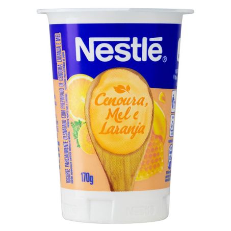 Iogurte nestlé 170g mel, cenoura e laranja