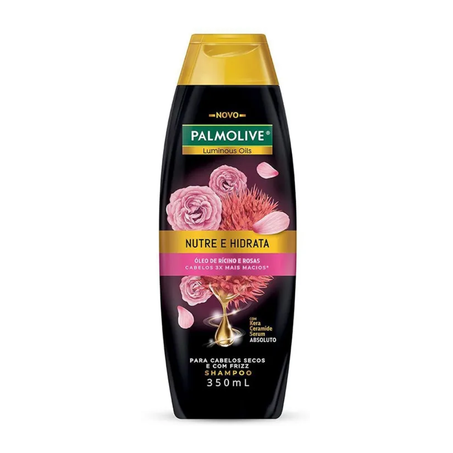 SHAMP NUTRI OLEO PALMOLIVE 350ML RICINO E ROSAS