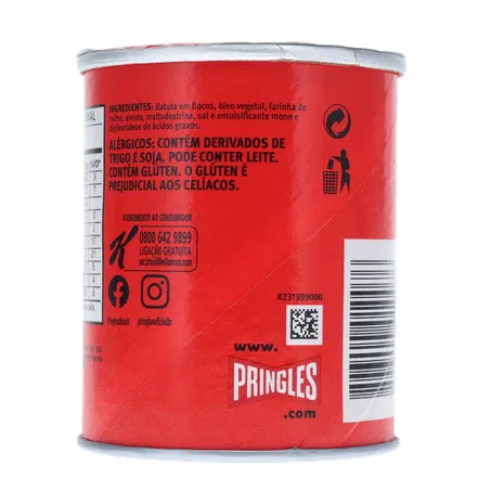 Salgadinho de Batata Pringles Sabor Original  Lata 35gr 360-21