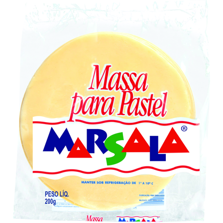 Massa para pastel marsala média 200g