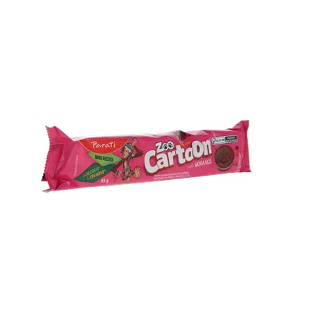 Biscoito Zoo Cartoon Morango 85g 360-32