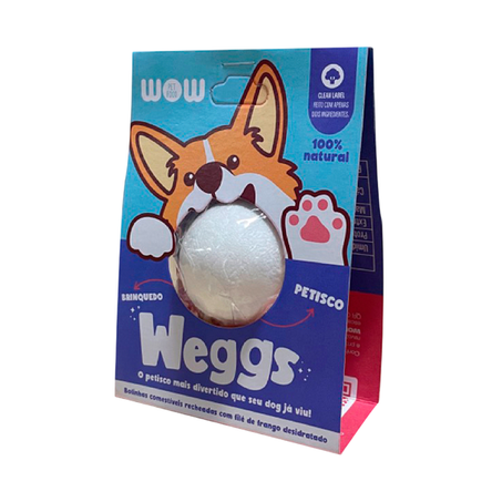 Petisco wow weggs caes frango 1un
