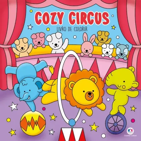 Livro Ciranda Cultural Colorir Cozy Circus