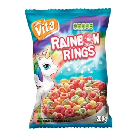 Cereal Matinal Amavita Rainbow Rings 200g
