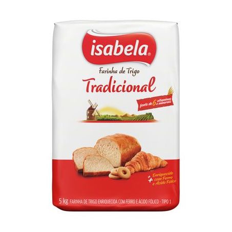 Farinha trigo isabela 5kg