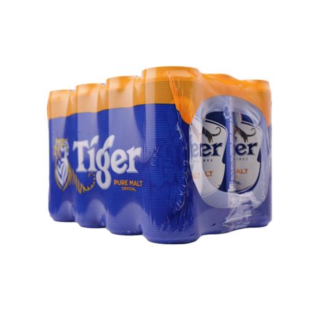 Cerveja Tiger Puro Malte Crystal Lata 350ml - Pacote com 12un - 4.2lt 360-8