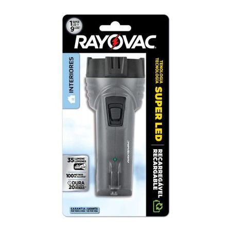 Lanterna rayovac recarregavel mini 9 leds