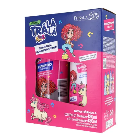 Kit Tra La La Kids Hidrakids Shampoo Condicionador Kit 1UN 360-3