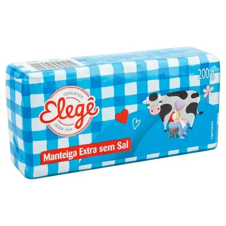 Manteiga elege sem sal 200g