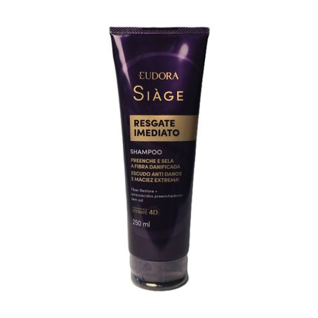Shampoo Eudora Siàge Resgate Imediato Squeeze 250ml