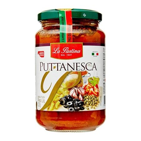 MOLHO DE TOMATE LA PASTINA PUTTANESCA 320G