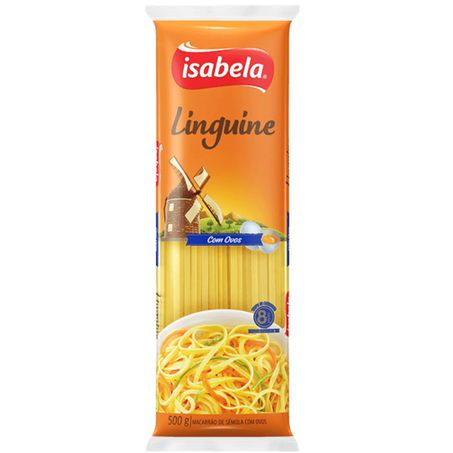 Massa cort linguine 500g isabela