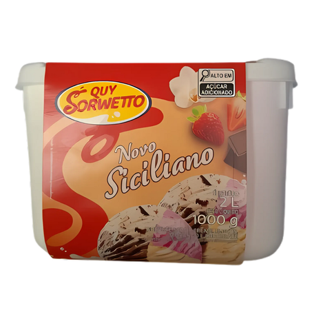 SORVETE POTE SICILIANO QUY SORWETTO 2L