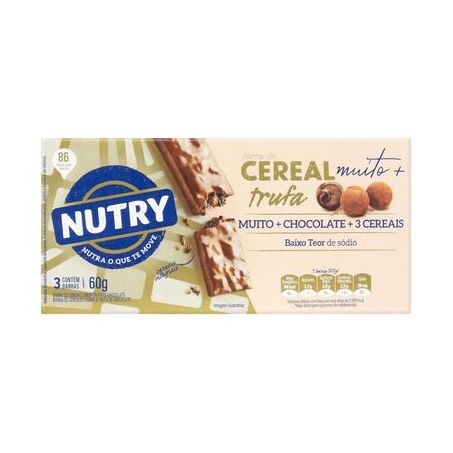 BARRA CEREAL NUTRY TRUFA DE CHOCOLATE C/3