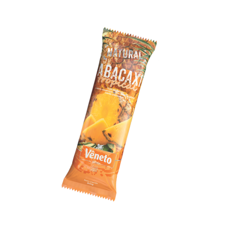 Sorvete Veneto Picole Fruta Natural 60g Abacaxi Tropical