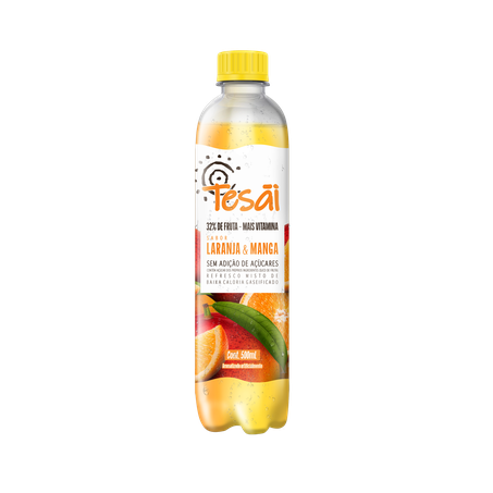 Suco tesai 500ml laranja e manga
