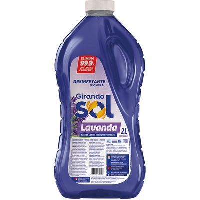 Desinfetante lavanda girando sol 2l