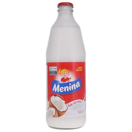 LEITE DE COCO MENINA VIDRO 500ML