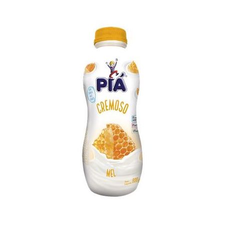 IOGURTE PIA CREMOSO GARRAFA MEL 800G