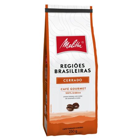 CAFE MELITTA REG BRASILEI TORR/MOIDO A VACUO CERRADO 250G