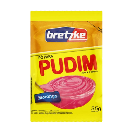 Pudim de morango bretzke 35g
