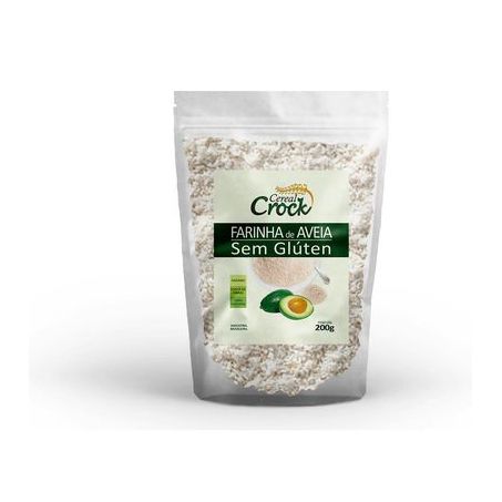 Farinha aveia sem glúten leve crock 200g