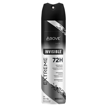 Desodorante above men invisible aero 150ml
