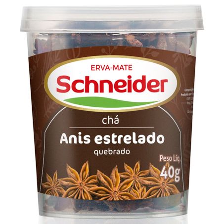 Cha schneider natural anis estrelado 30g
