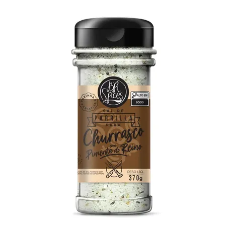Sal De Parrilla Br Spices 370g Pimenta Reino
