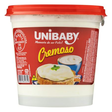 Mistura Requeijao Unibaby 400g Pote Tradicional